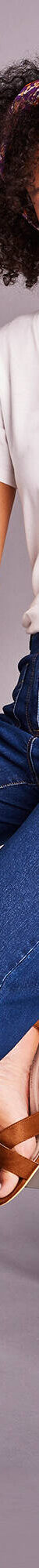 Jean coupe large taille haute, petite stature (stone) Jean coupe large taille haute, petite stature (stone)